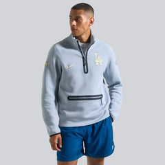Los Angeles Dodgers 2026 Gold Collection Tech Fleece Half-Zip Pullover Gray
