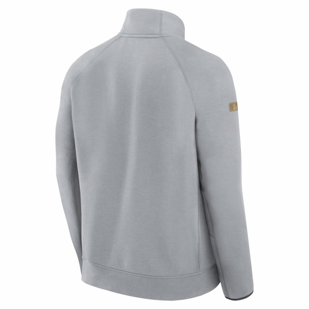 Los Angeles Dodgers 2026 Gold Collection Tech Fleece Half-Zip Pullover Gray