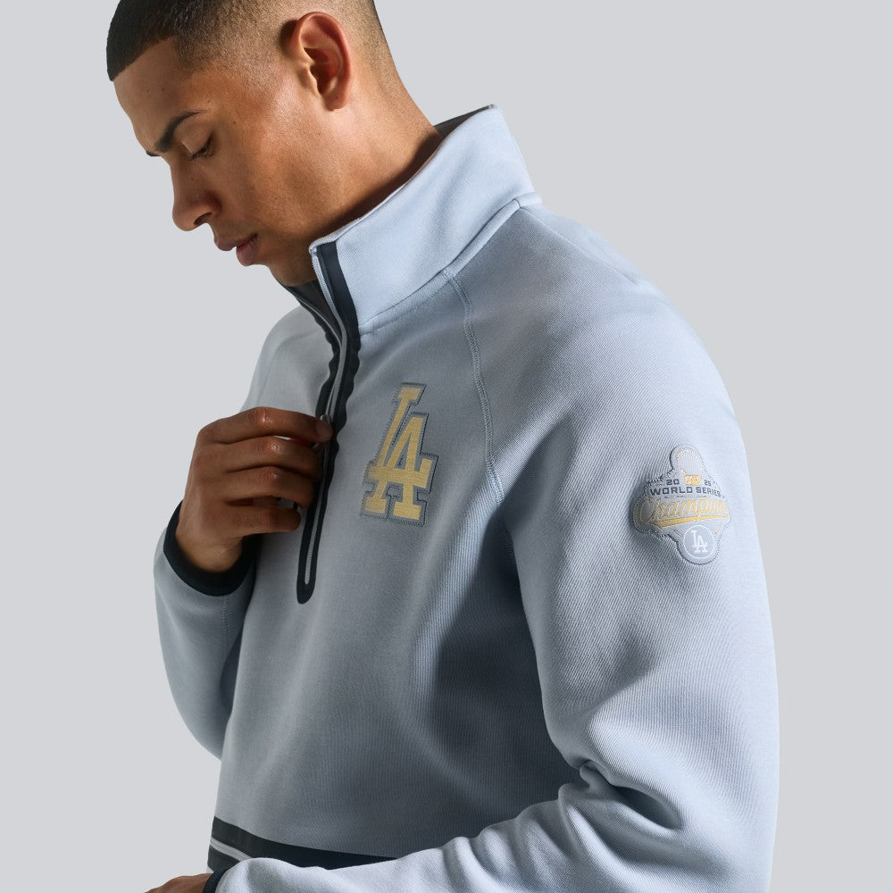 Los Angeles Dodgers 2026 Gold Collection Tech Fleece Half-Zip Pullover Gray