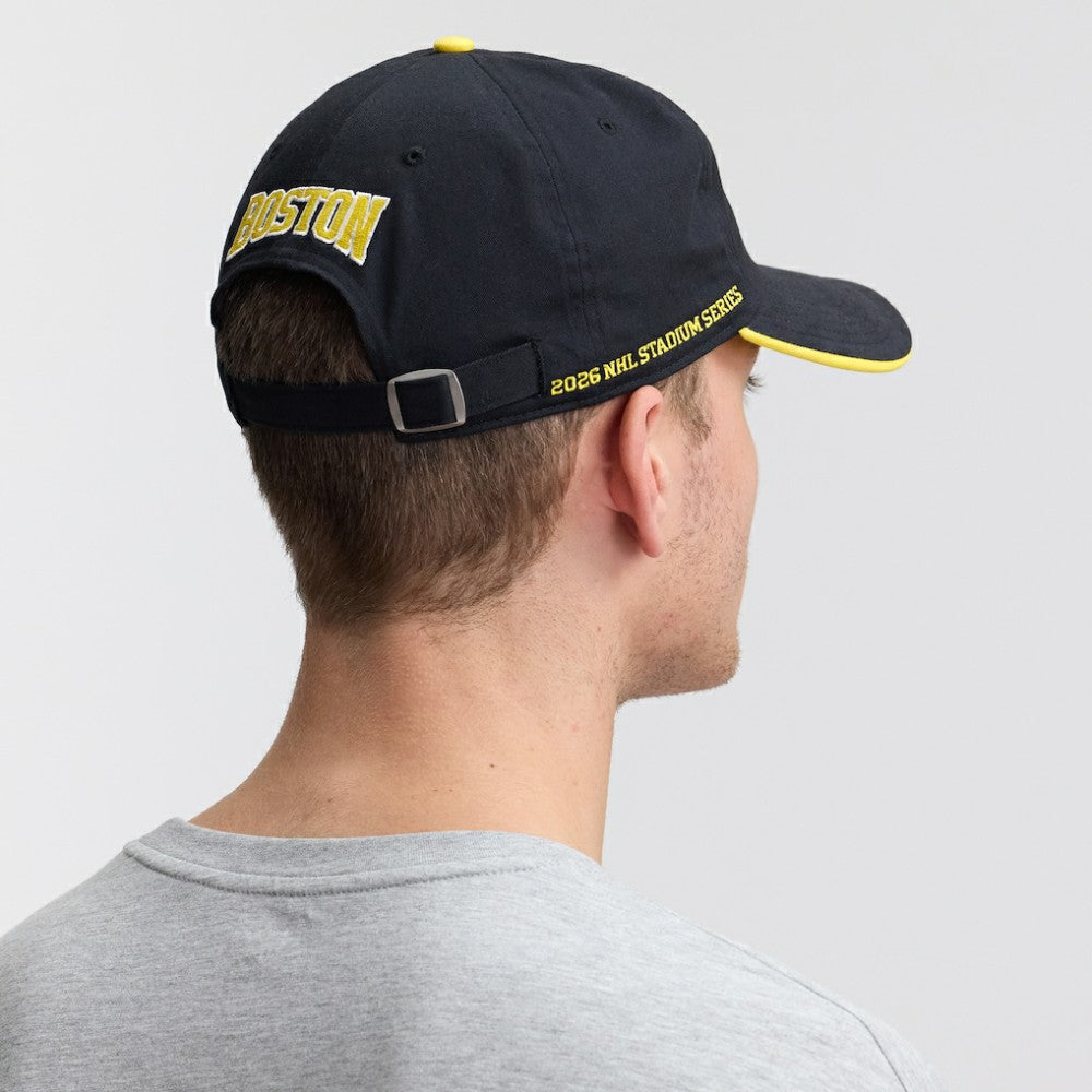 Boston Bruins Fanatics 2026 NHL Stadium Series Authentic Pro Adjustable Hat - Black Hats