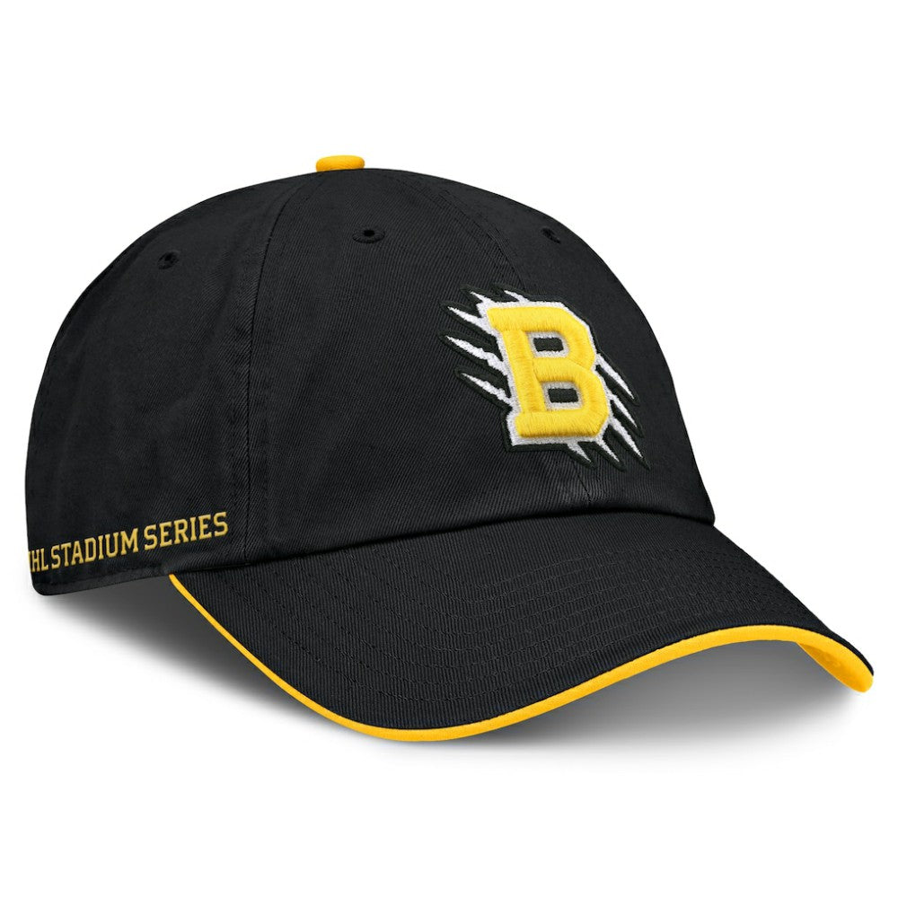 Boston Bruins Fanatics 2026 NHL Stadium Series Authentic Pro Adjustable Hat - Black Hats