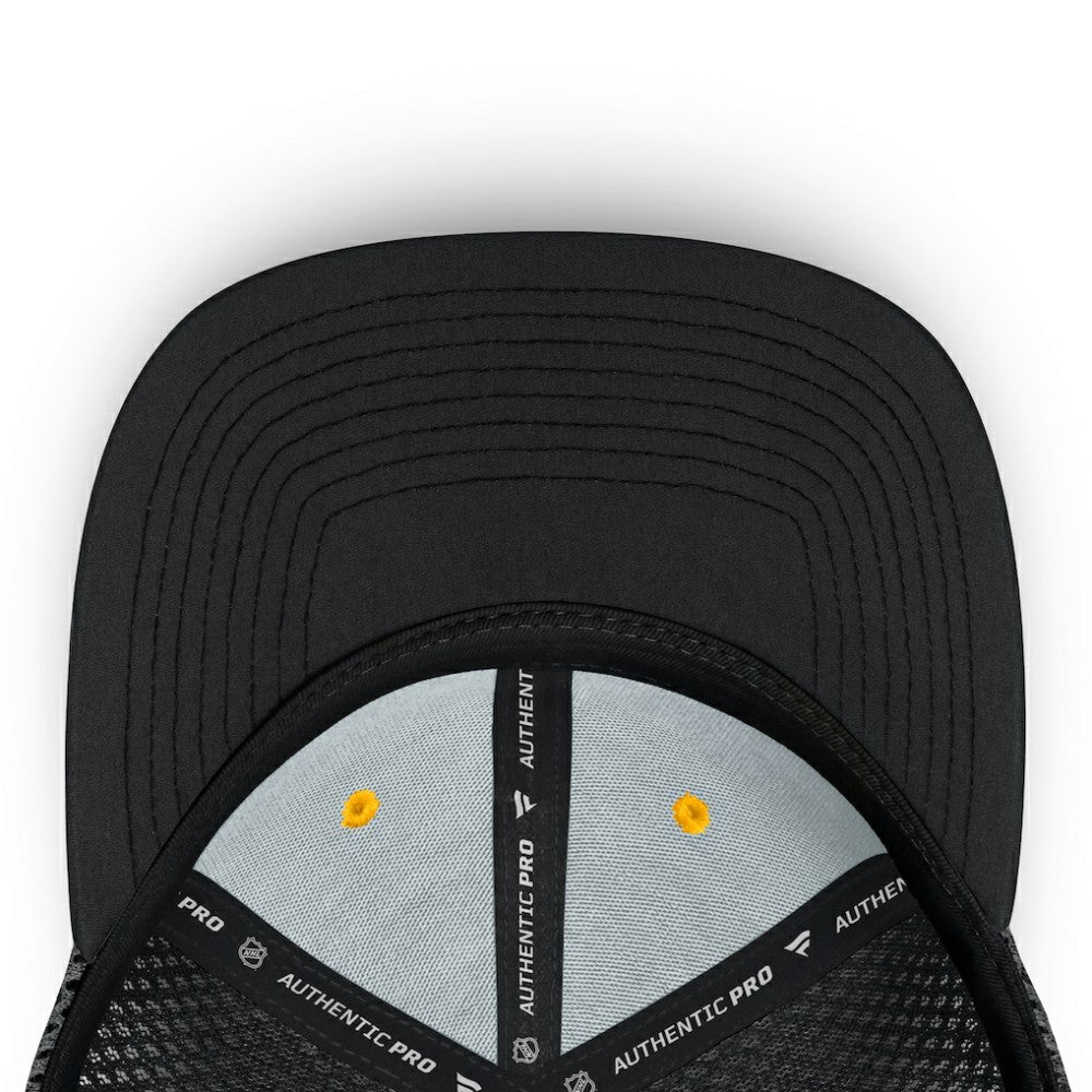 Boston Bruins Fanatics 2026 NHL Stadium Series Authentic Pro Adjustable Trucker Hat - Gold/Black Hats