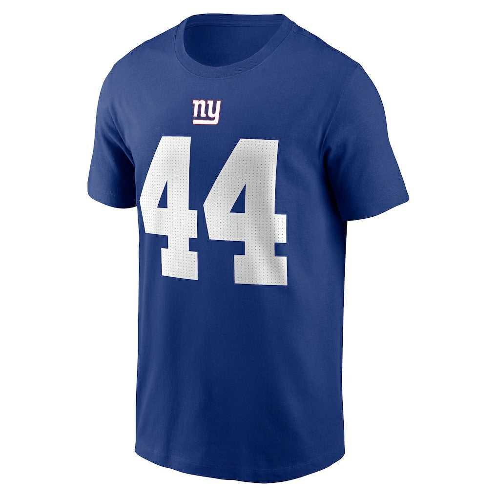Cam Skattebo New York Giants Name & Number T-Shirt - Royal discount