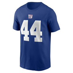 Cam Skattebo New York Giants Name & Number T-Shirt - Royal discount