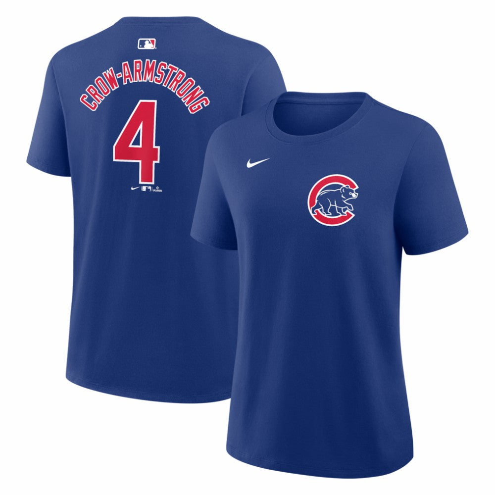 Pete Crow-Armstrong Chicago Cubs Women's Name & Number T-Shirt Royal