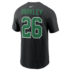 Saquon Barkley Philadelphia Eagles Player Name & Number T-Shirt - Black outlet