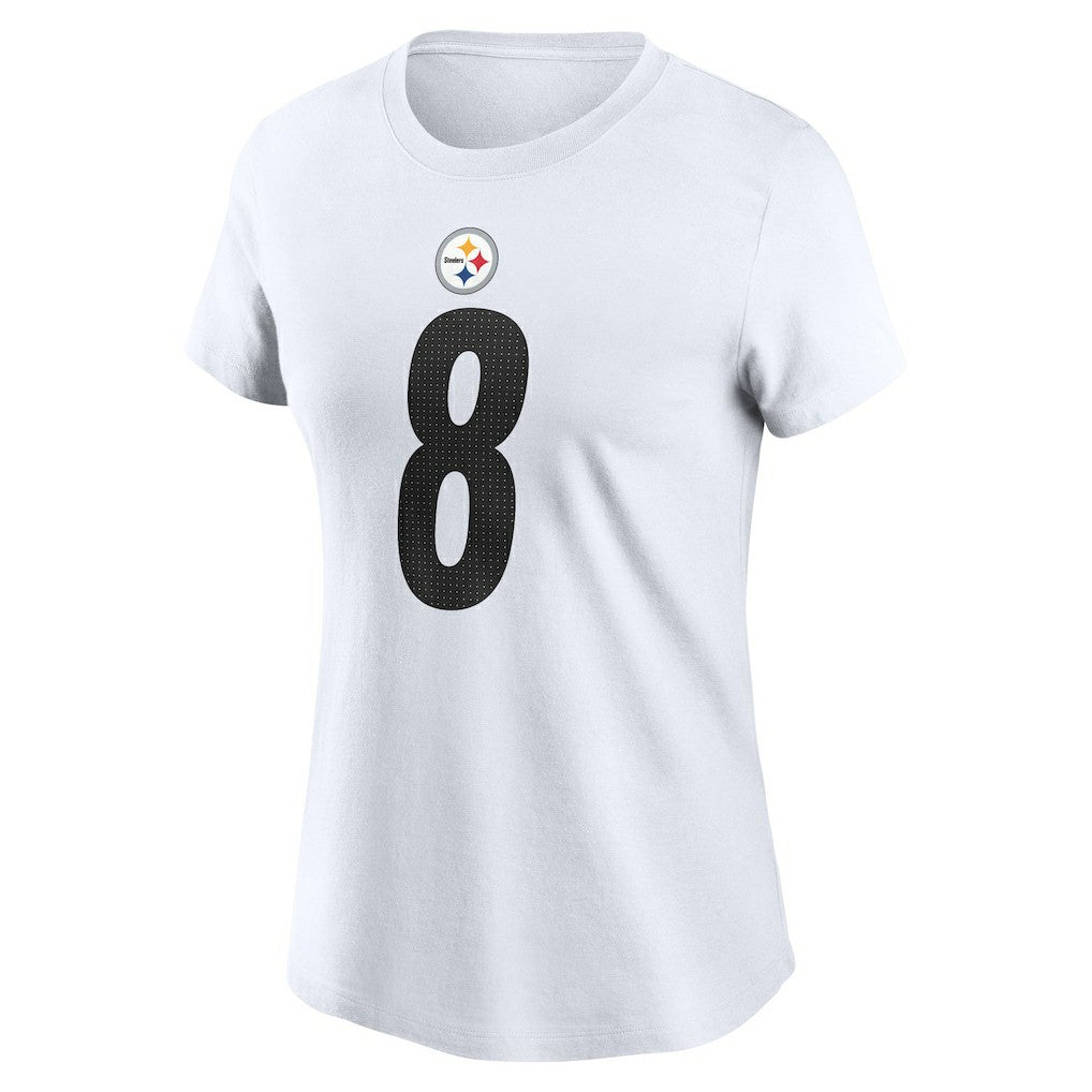 Aaron Rodgers Pittsburgh Steelers Women's Name & Number T-Shirt - White for sale
