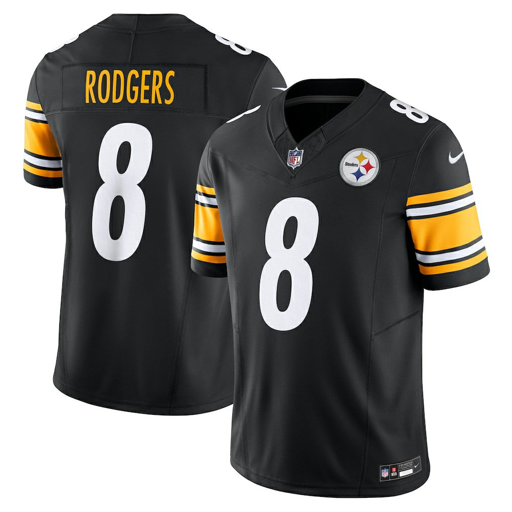 Aaron Rodgers Pittsburgh Steelers Team Vapor F.U.S.E. Limited Jersey - Black discount