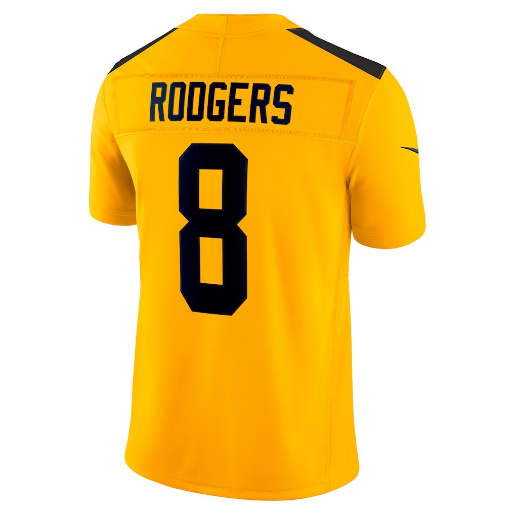 Aaron Rodgers Pittsburgh Steelers Alternate Vapor F.U.S.E. Limited Jersey - Gold discount