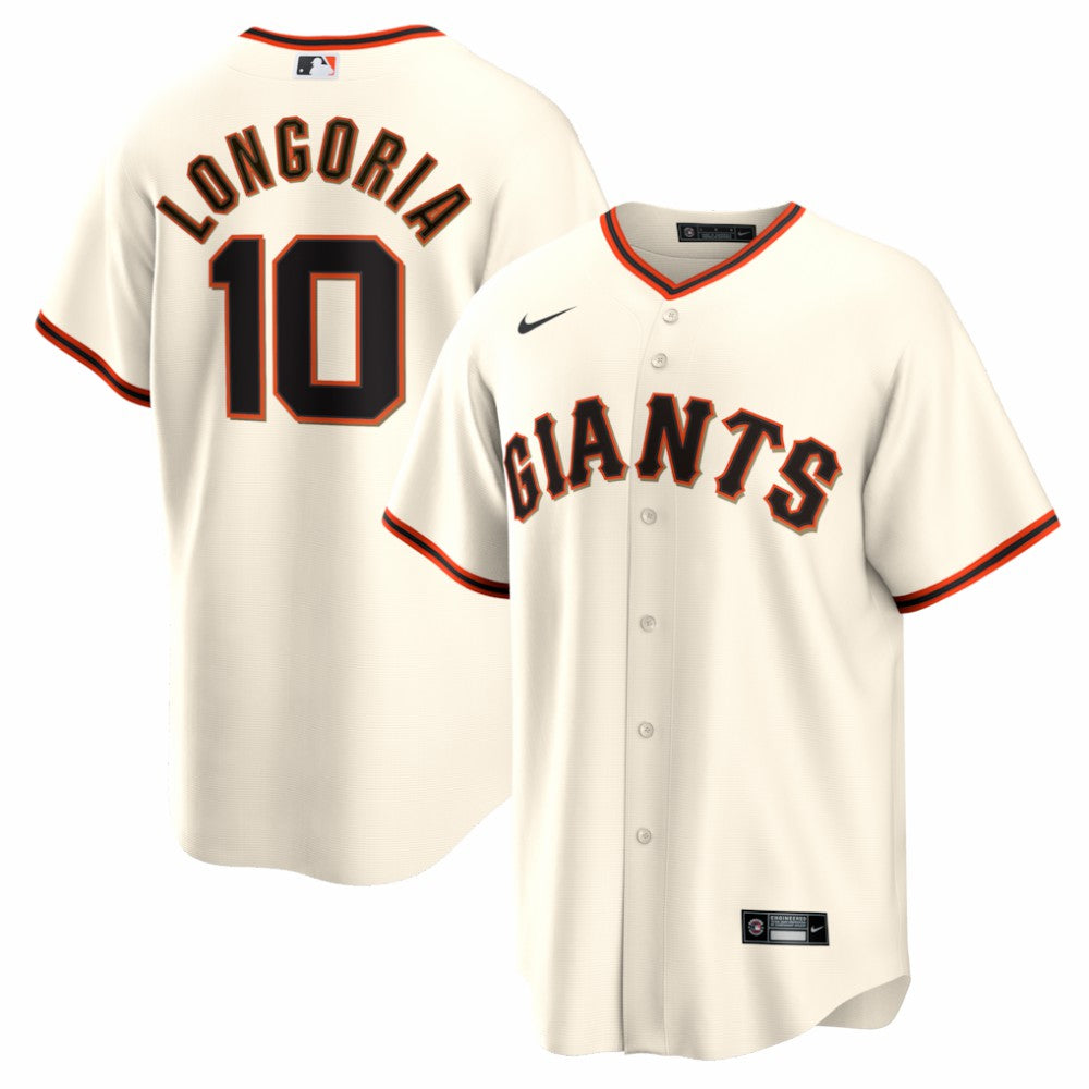 Evan Longoria San Francisco Giants Home Retired Player Replica Jersey Cream
