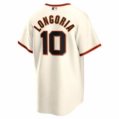 Evan Longoria San Francisco Giants Home Retired Player Replica Jersey Cream