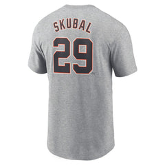 Tarik Skubal Detroit Tigers Fuse Name & Number T-Shirt Gray