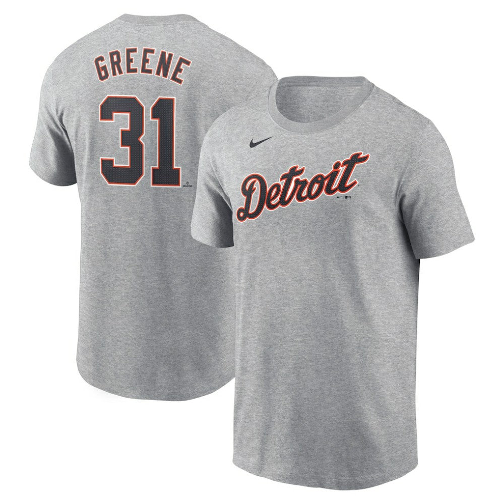 Riley Greene Detroit Tigers Fuse Name & Number T-Shirt Gray