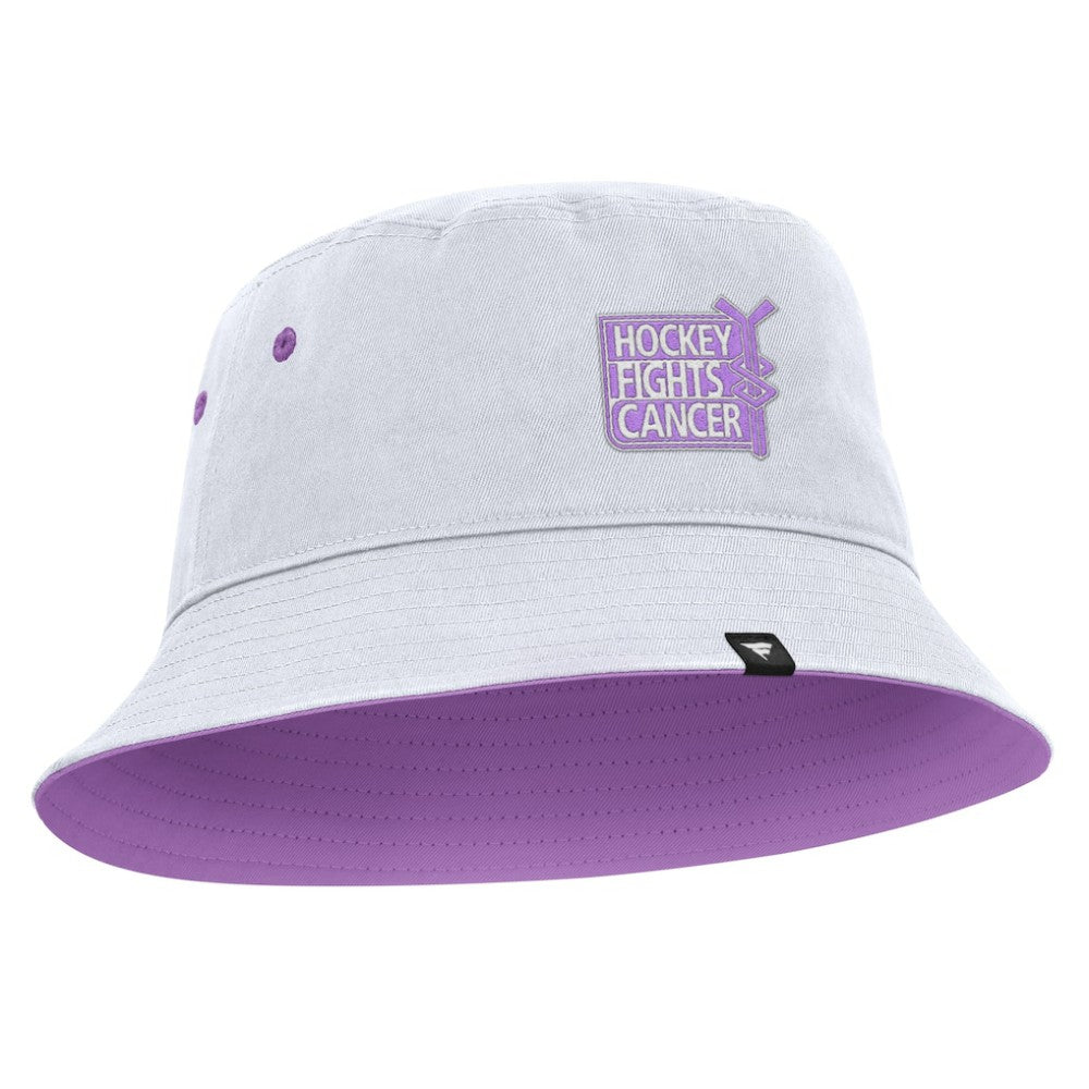 New York Rangers Fanatics Hockey Fights Cancer Bucket Hat - White Hats