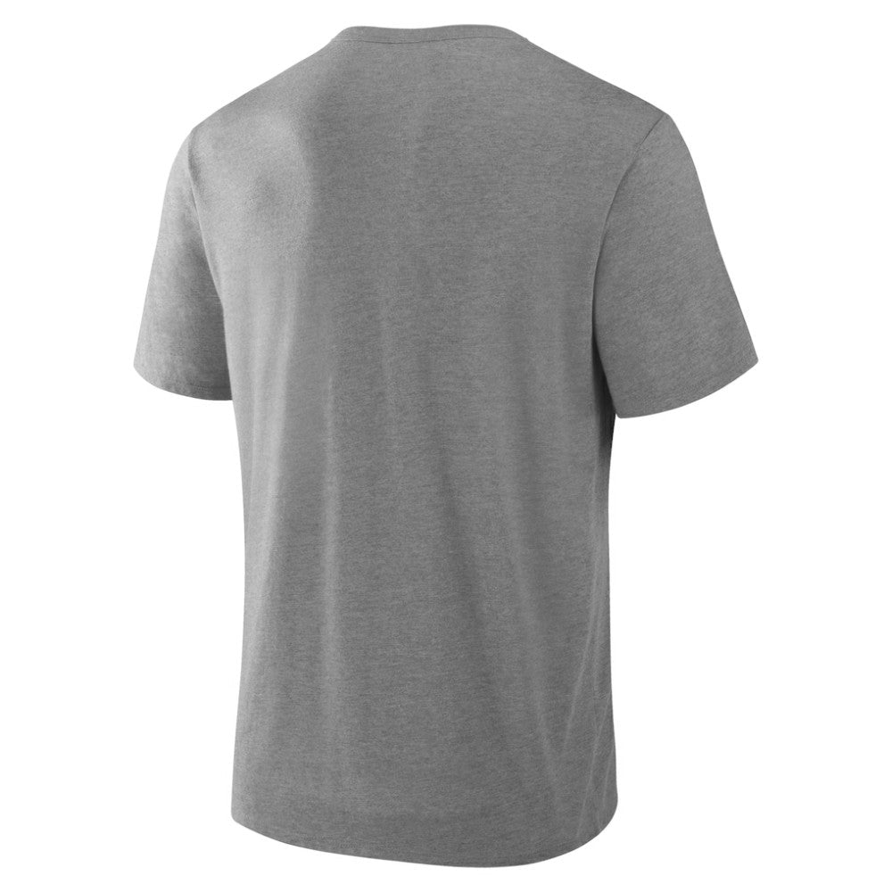 Detroit Tigers Nostalgia Tri-Blend T-Shirt Heather Gray