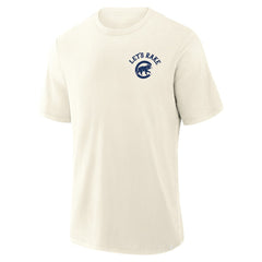 Chicago Cubs Nostalgia Stadium Slub T-Shirt Cream
