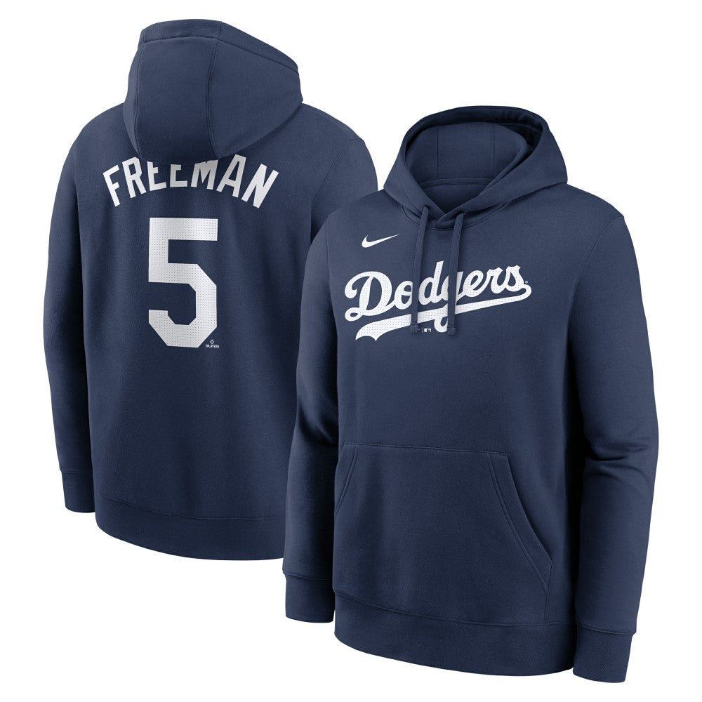 Freddie Freeman Los Angeles Dodgers Player Name & Number Club Pullover Hoodie Navy