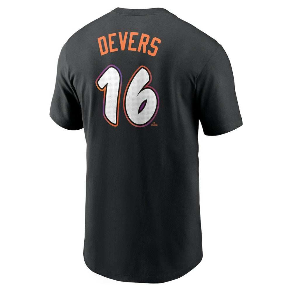 Rafael Devers San Francisco Giants 2025 City Connect Fuse Name & Number T-Shirt Black