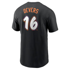 Rafael Devers San Francisco Giants 2025 City Connect Fuse Name & Number T-Shirt Black