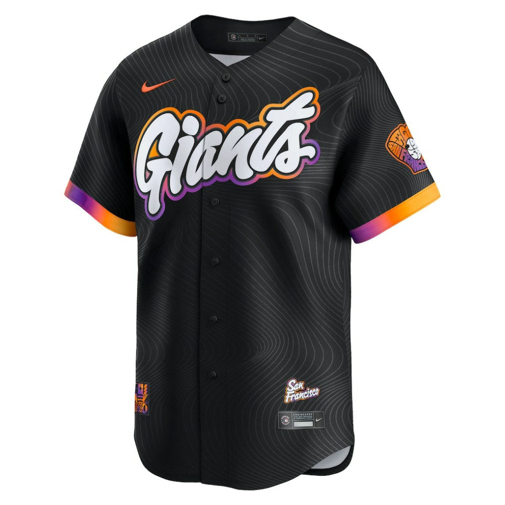 Rafael Devers San Francisco Giants 2025 City Connect Limited Player Jersey Black