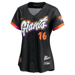 Rafael Devers San Francisco Giants Women's 2025 City Connect Limited Player Jersey Black