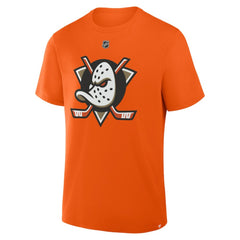 Chris Kreider Anaheim Ducks Fanatics Authentic Stack Name & Number T-Shirt - Orange T-shirts