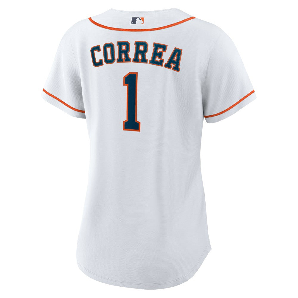 Carlos Correa Houston Astros Women's Home Replica Jersey White