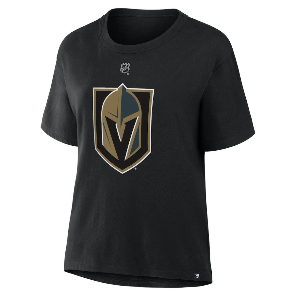 Mitch Marner Vegas Golden Knights Fanatics Women's Authentic Stack Name & Number T-Shirt - Black T-shirts