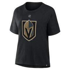 Mitch Marner Vegas Golden Knights Fanatics Women's Authentic Stack Name & Number T-Shirt - Black T-shirts