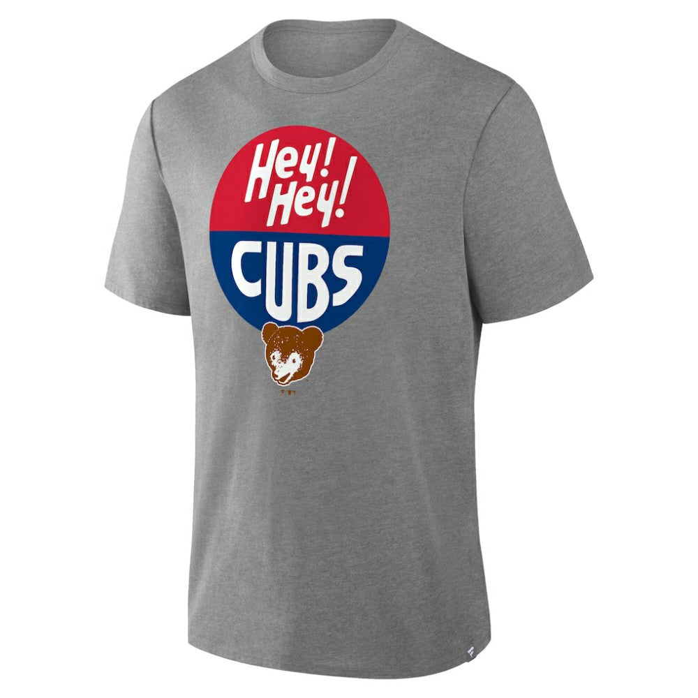 Chicago Cubs Tribute IYKYK Tri-Blend T-Shirt Heather Gray