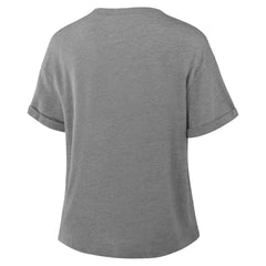 Philadelphia Phillies Women's Tribute IYKYK Tri-Blend Boxy T-Shirt Heather Gray
