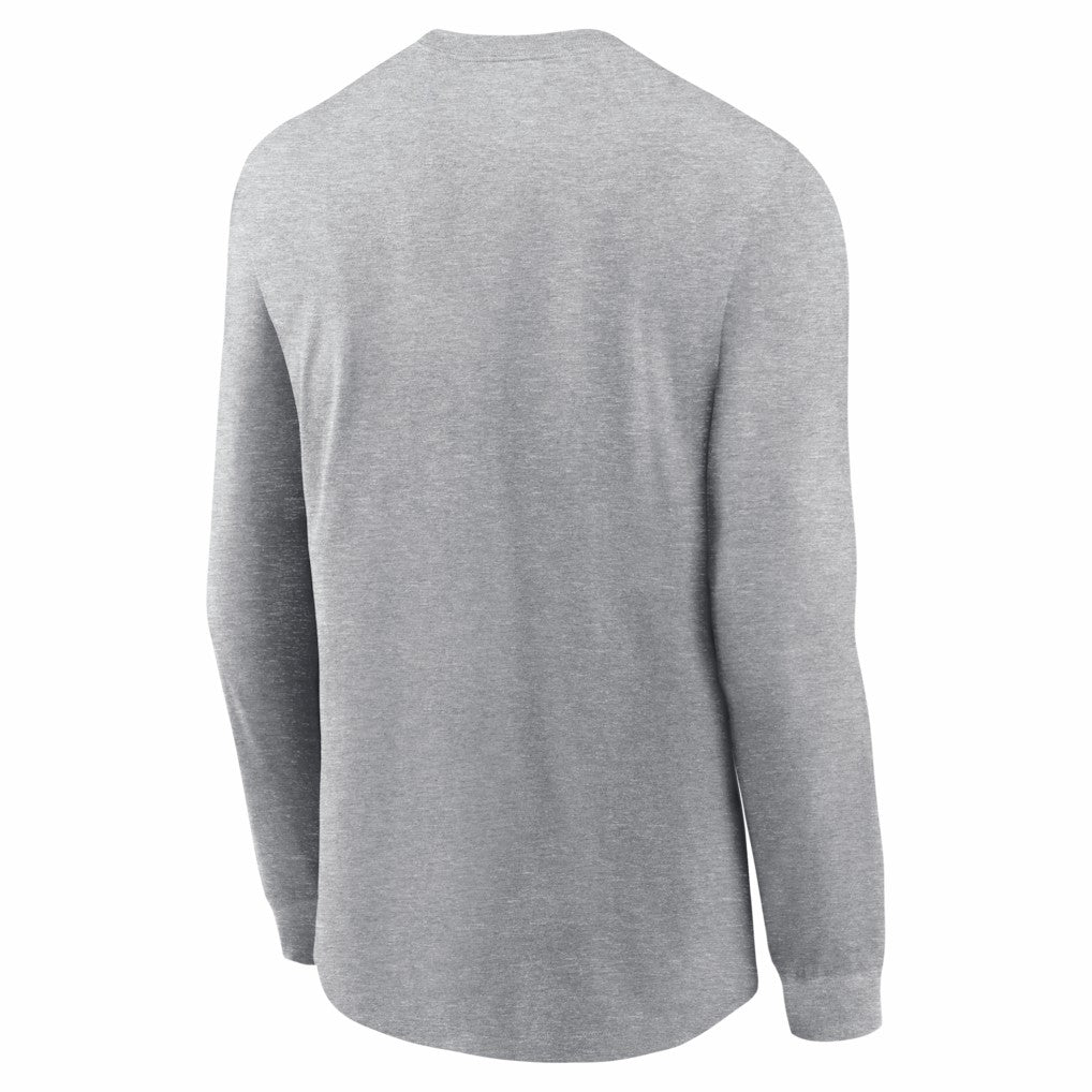 Seattle Seahawks 2025 NFC Champions Locker Room Trophy Collection Long Sleeve T-Shirt - Heather Gray for sale