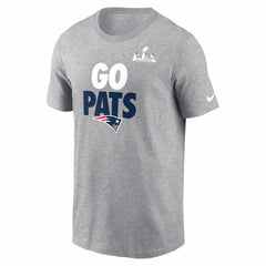 New England Patriots Super Bowl LX Fast As Fast Gets T-Shirt - Heather Gray for sale