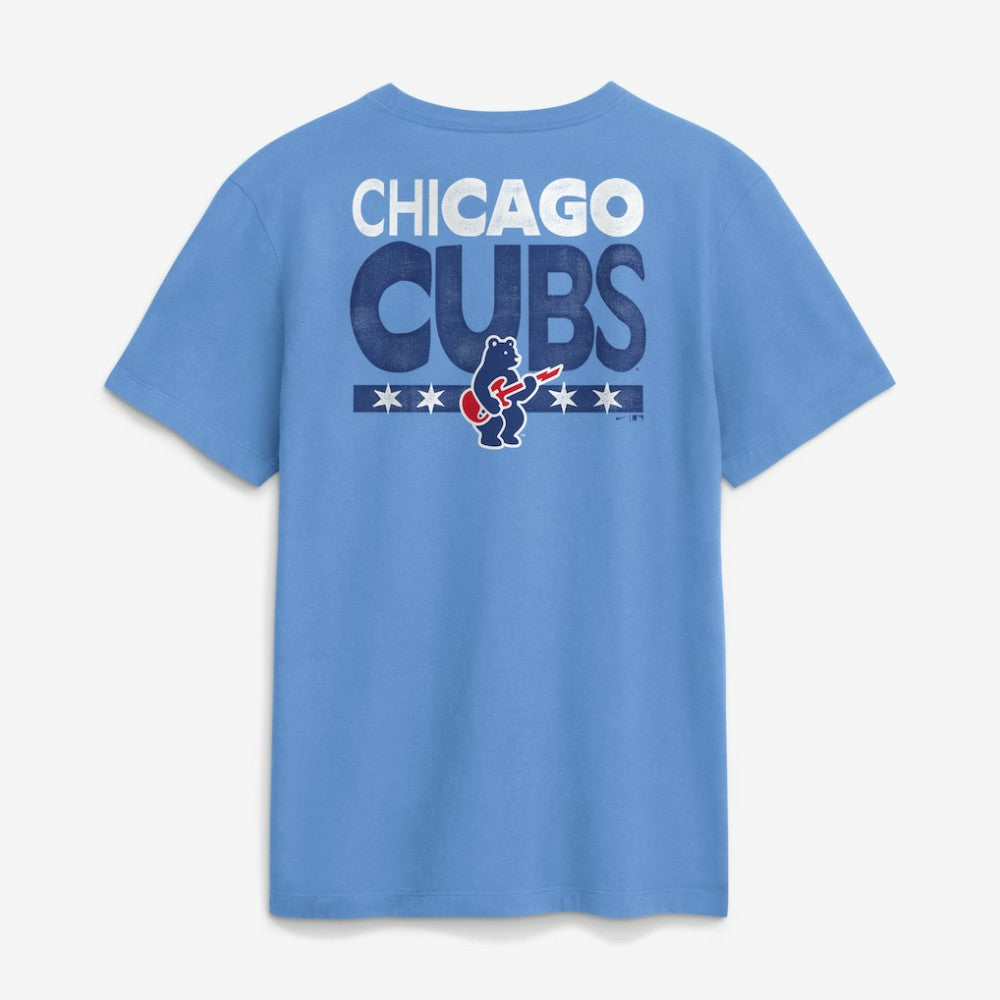 Chicago Cubs Electric Bear T-Shirt Light Blue