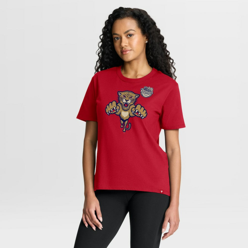 Florida Panthers Fanatics Women's 2026 NHL Winter Classic T-Shirt - Red T-shirts