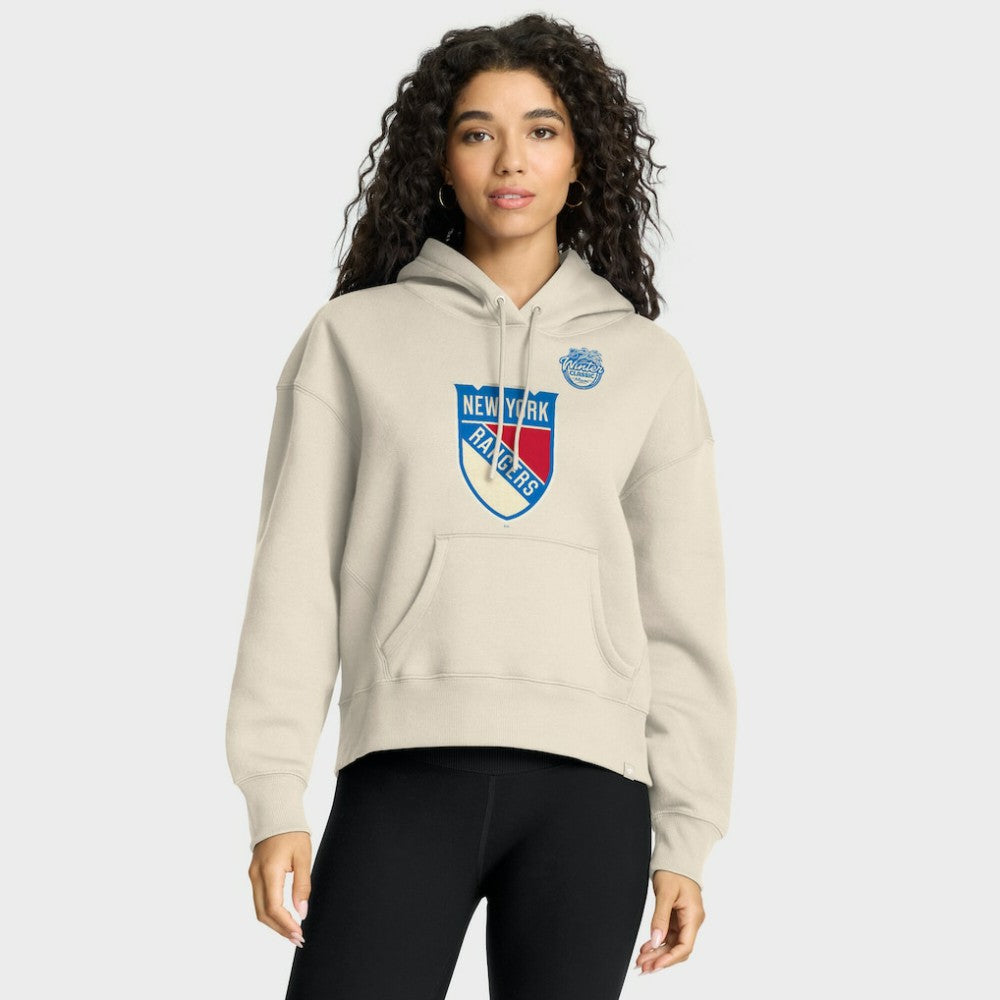 New York Rangers Fanatics Women's 2026 NHL Winter Classic Hoodie - Cream Hoodies