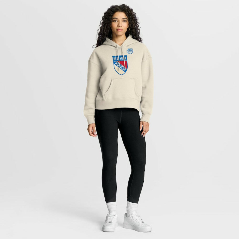 New York Rangers Fanatics Women's 2026 NHL Winter Classic Hoodie - Cream Hoodies