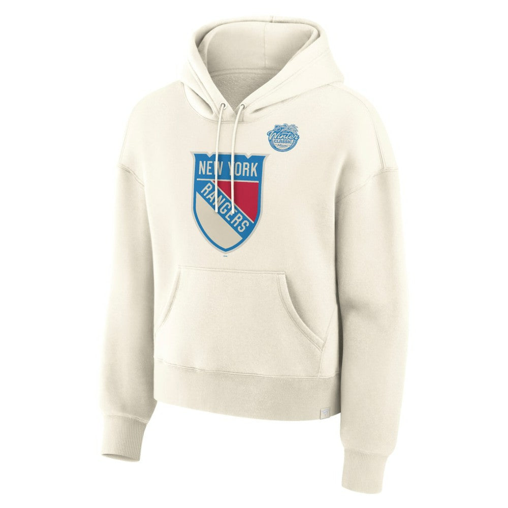 New York Rangers Fanatics Women's 2026 NHL Winter Classic Hoodie - Cream Hoodies
