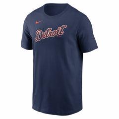 Detroit Tigers Alternate Wordmark T-Shirt Navy