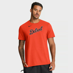 Detroit Tigers Alternate Wordmark T-Shirt Orange