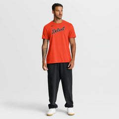 Detroit Tigers Alternate Wordmark T-Shirt Orange