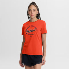 Detroit Tigers Women's Alternate Fashion T-Shirt Orange