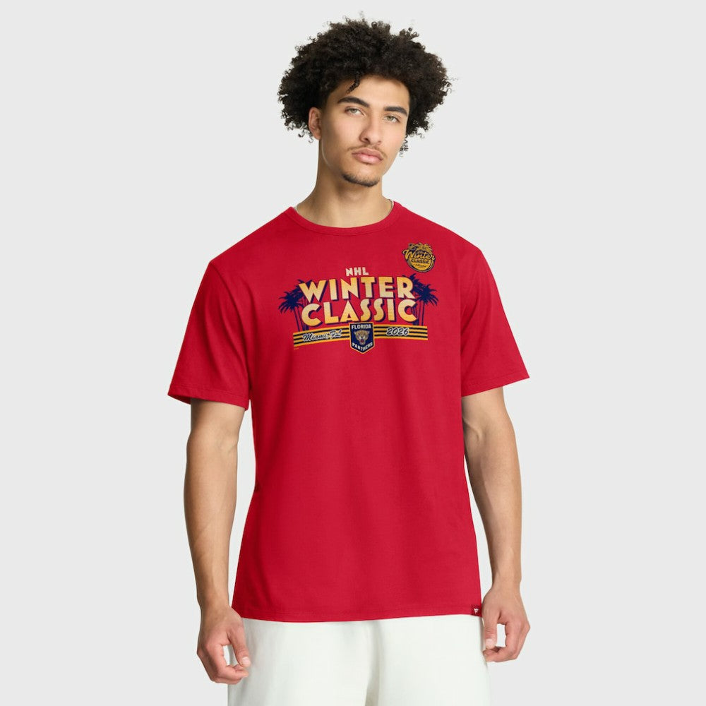 Florida Panthers Fanatics 2026 NHL Winter Classic T-Shirt - Red T-shirts