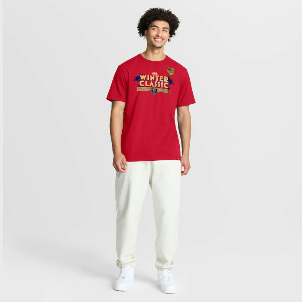 Florida Panthers Fanatics 2026 NHL Winter Classic T-Shirt - Red T-shirts