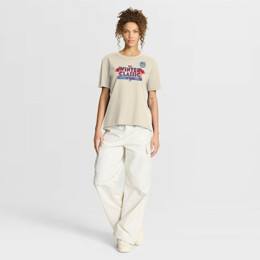 New York Rangers Fanatics Women's 2026 NHL Winter Classic T-Shirt - Cream T-shirts