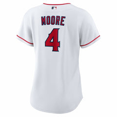 Christian Moore Los Angeles Angels Women's Home Replica Jersey White