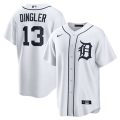 Dillon Dingler Detroit Tigers Home Replica Jersey White