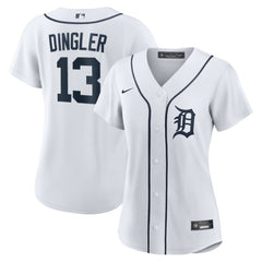 Dillon Dingler Detroit Tigers Women's Home Replica Jersey White
