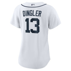 Dillon Dingler Detroit Tigers Women's Home Replica Jersey White