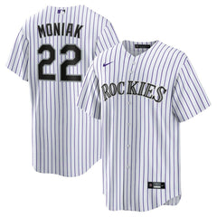 Mickey Moniak Colorado Rockies Home Replica Jersey White
